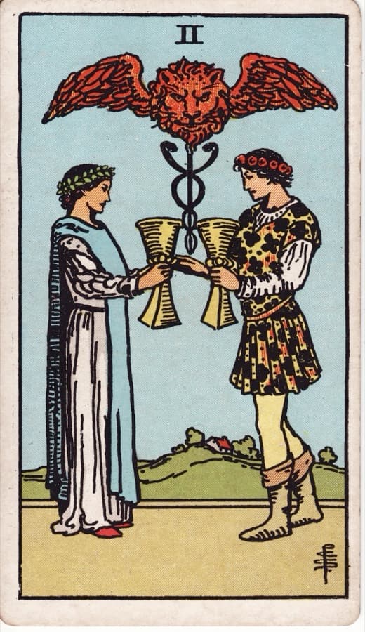 カップの2（Two of Cups）