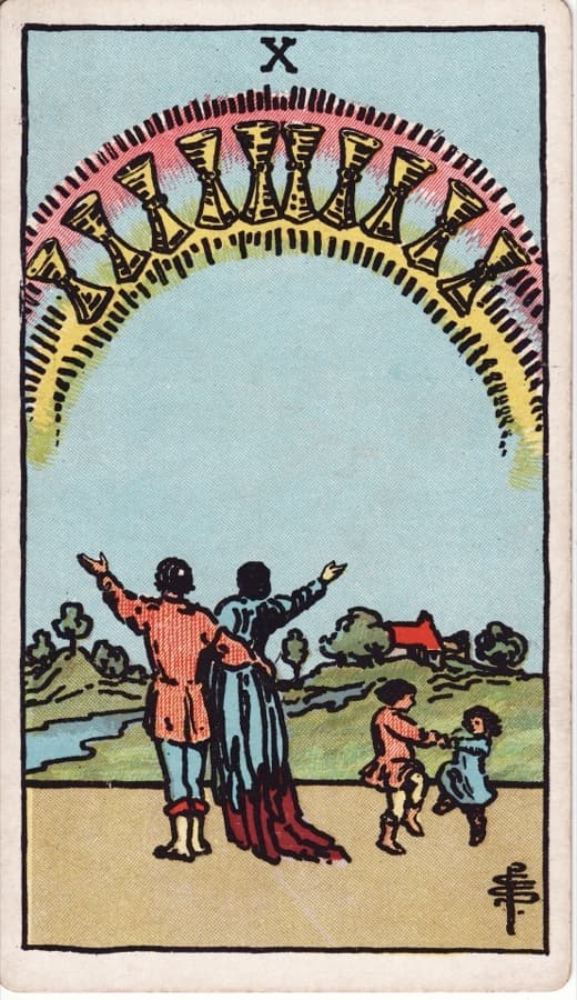 カップの10（Ten of Cups）