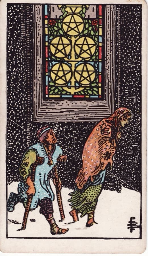 ペンタクルの5（Five of Pentacles）