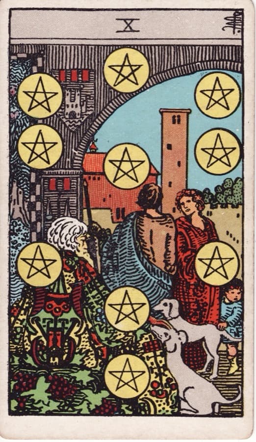 ペンタクルの10（Ten of Pentacles）