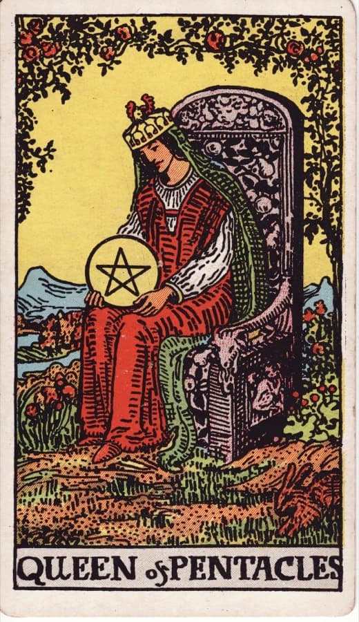 ペンタクルのクイーン（Queen of Pentacles）