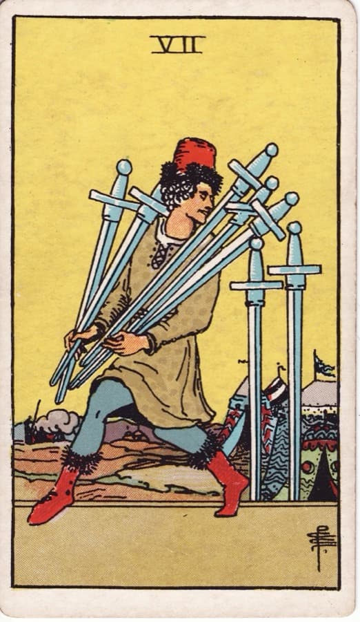 ソードの7（Seven of Swords）