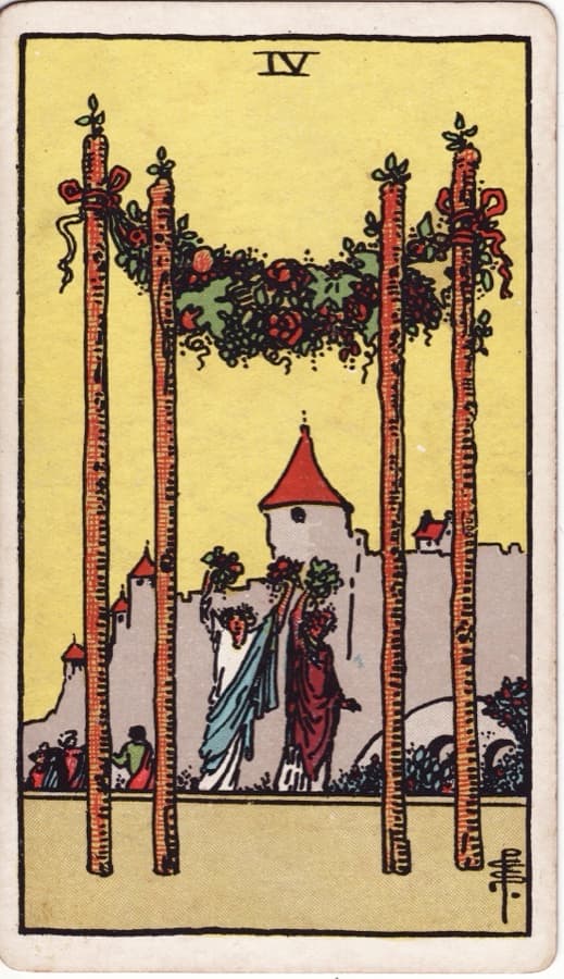 ワンドの4（Four of Wands）