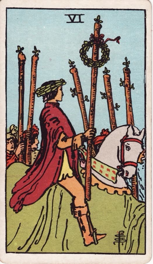 ワンドの6（Six of Wands）