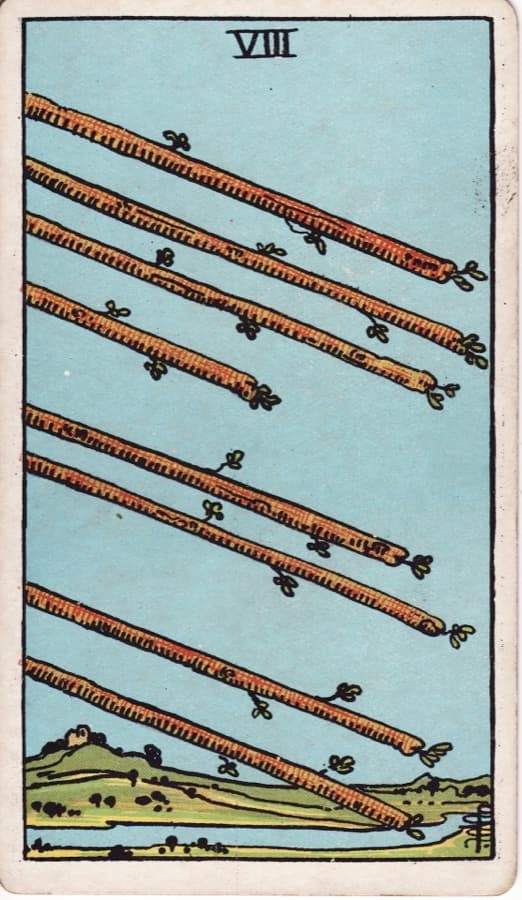 ワンドの8（Eight of Wands）